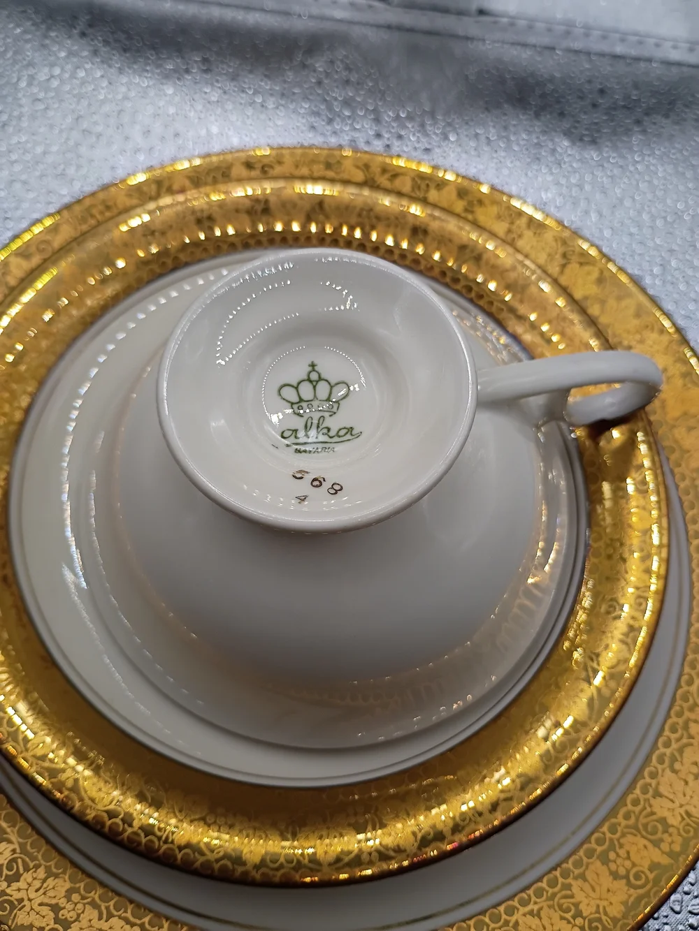 Vintage Alka Bavaria Bone China 3 Piece Set